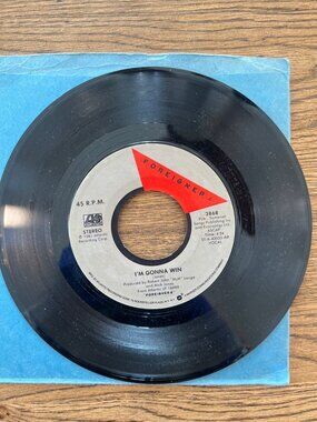 Foreigner - Waiting For A Girl Like You / Im Gonna Win 7" 45 RPM Atlantic 3868